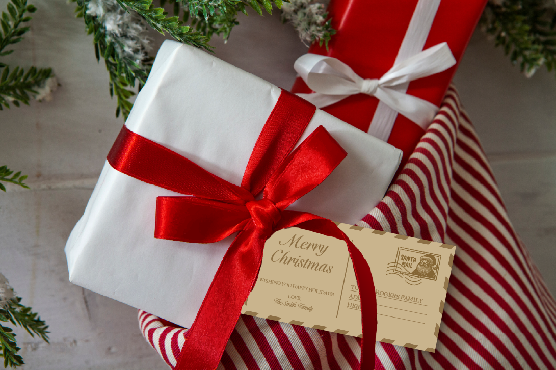 Santa Mail Tag | Holiday Shop