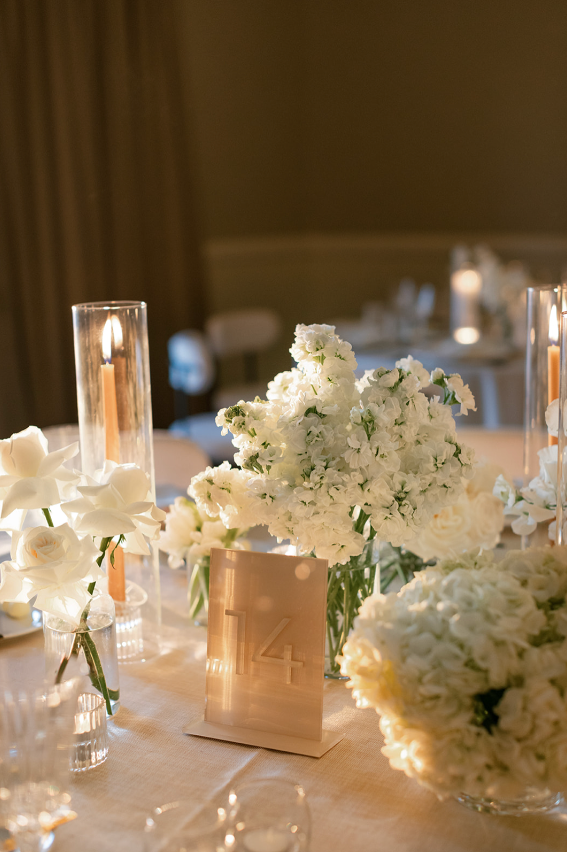 Custom Acrylic Table Numbers for Weddings and Special Events