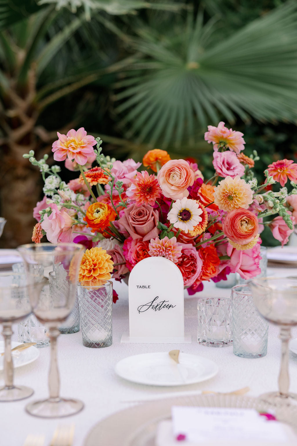 Custom Acrylic Table Numbers for Weddings and Special Events