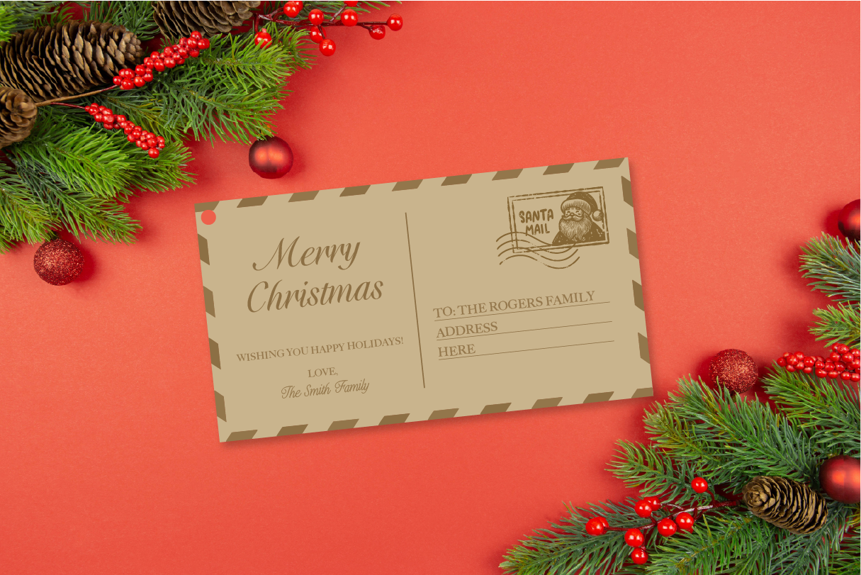 Santa Mail Tag | Holiday Shop