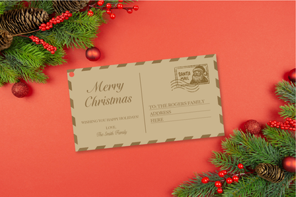 Santa Mail Tag | Holiday Shop