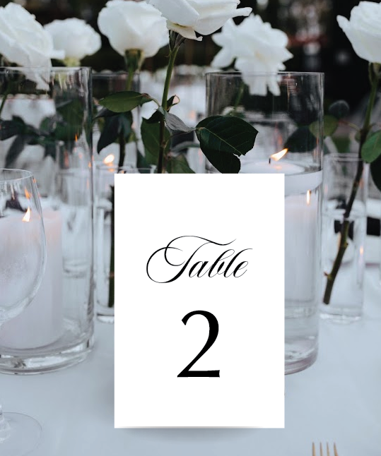 Table Numbers | Beverly Collection