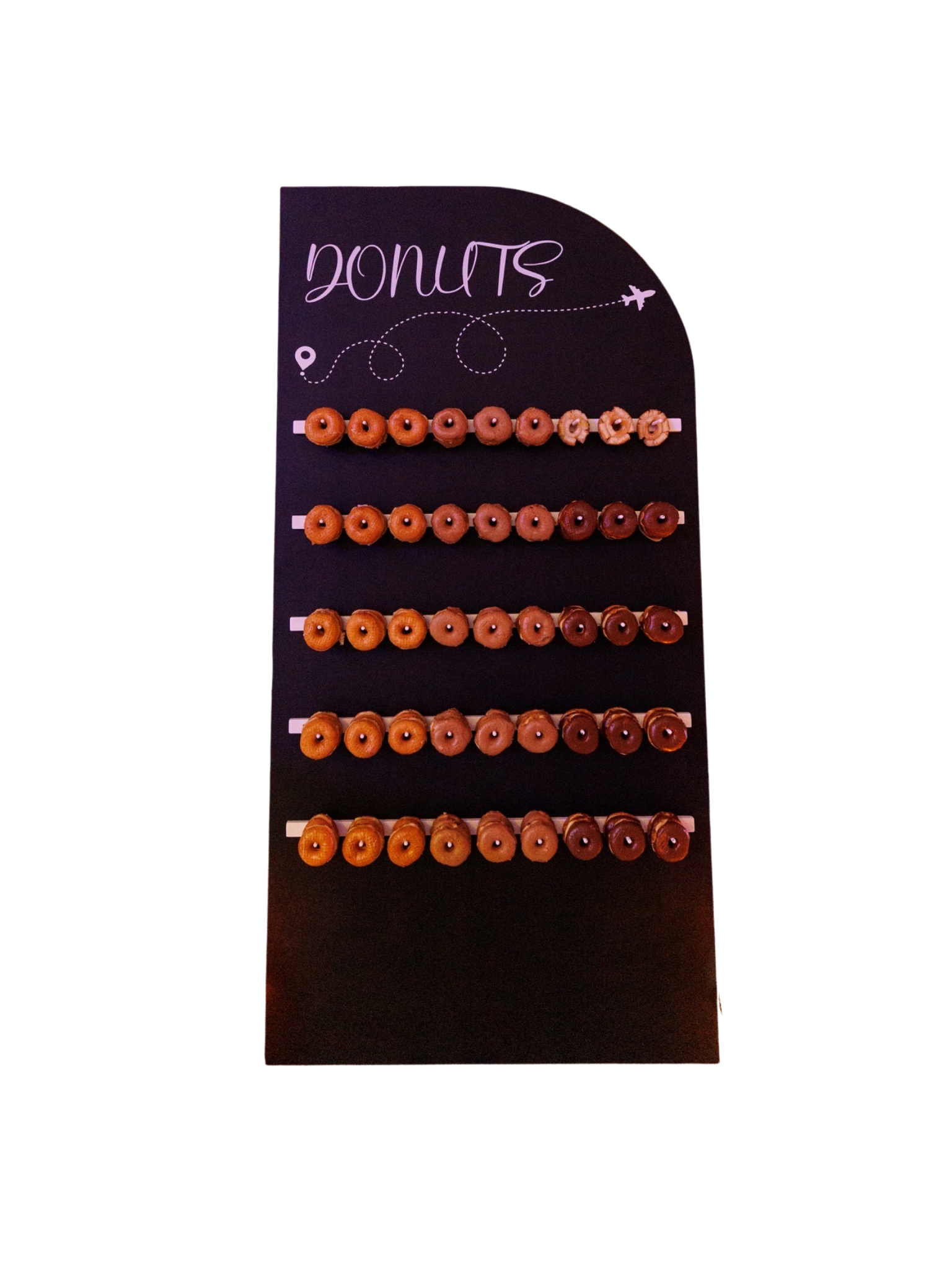 Quarter Curved Donut Panel - 5 Rows for Pegs