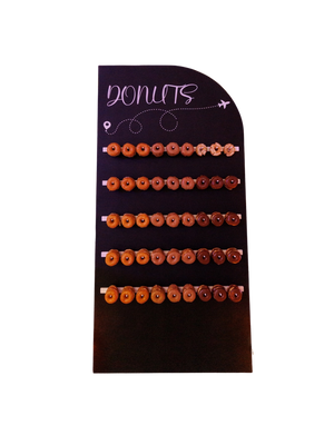 Quarter Curved Donut Panel - 5 Rows for Pegs